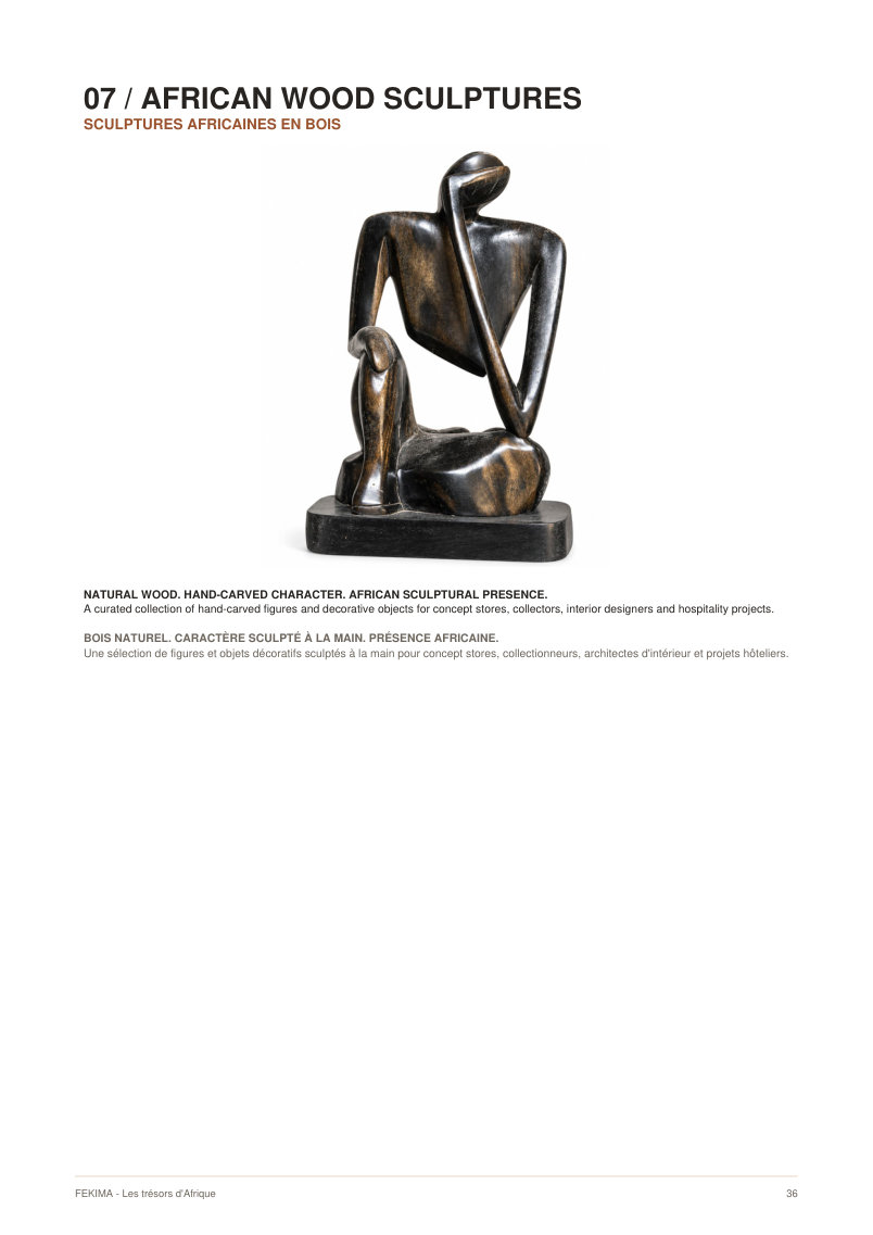 FEKIMA Natural Wood Objects - source catalogue page 36