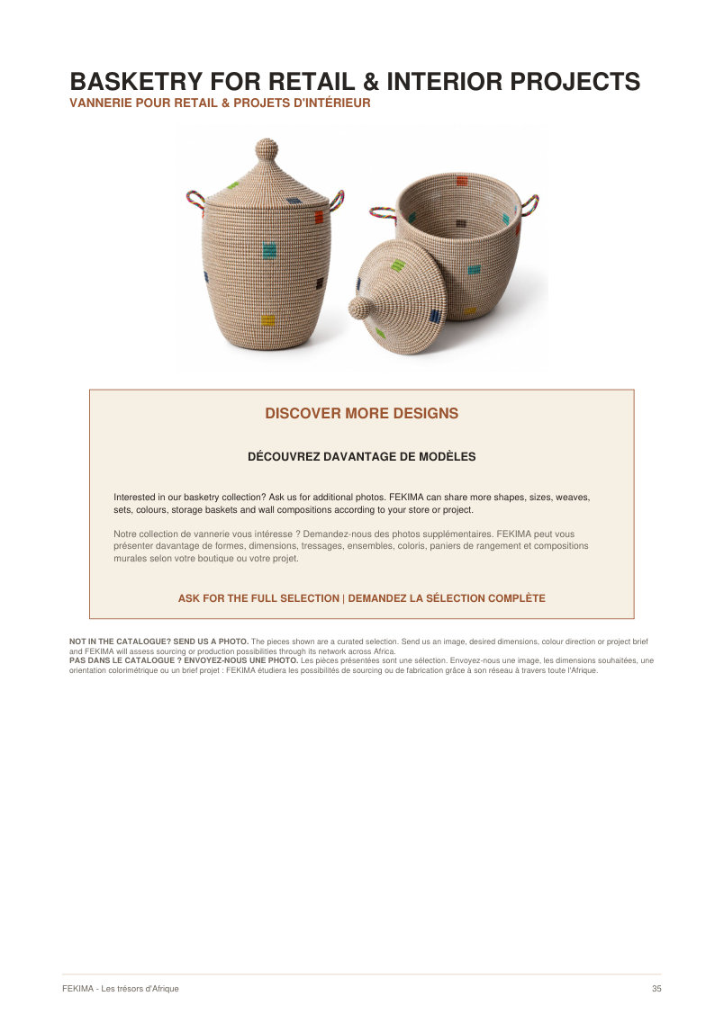 FEKIMA Basketry - source catalogue page 35