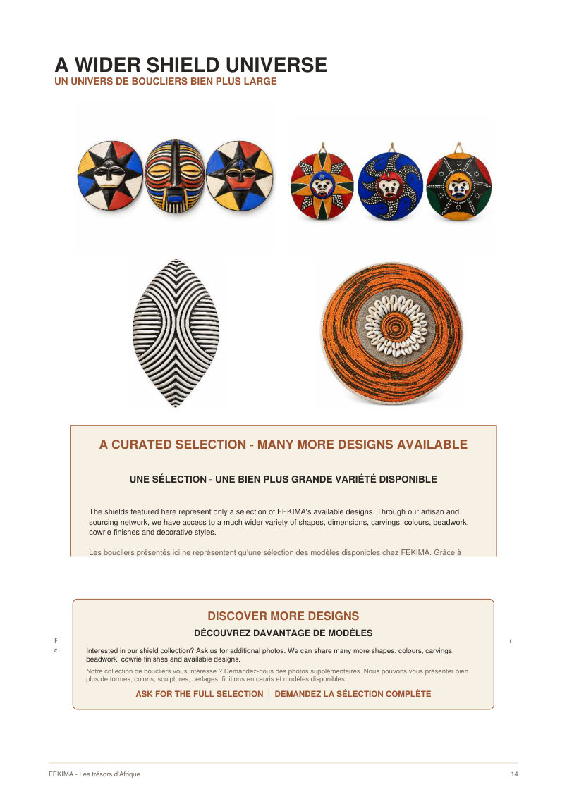 FEKIMA Shields - source catalogue page 14