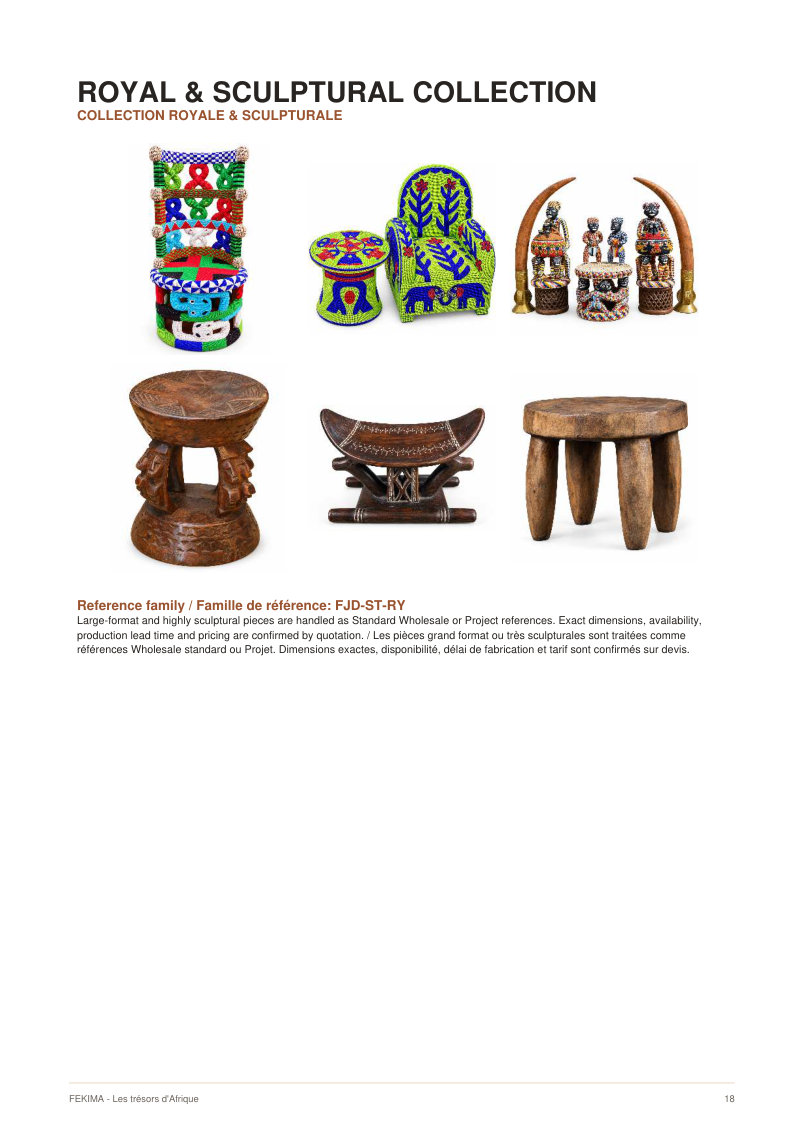 FEKIMA Stools & Furniture - source catalogue page 18