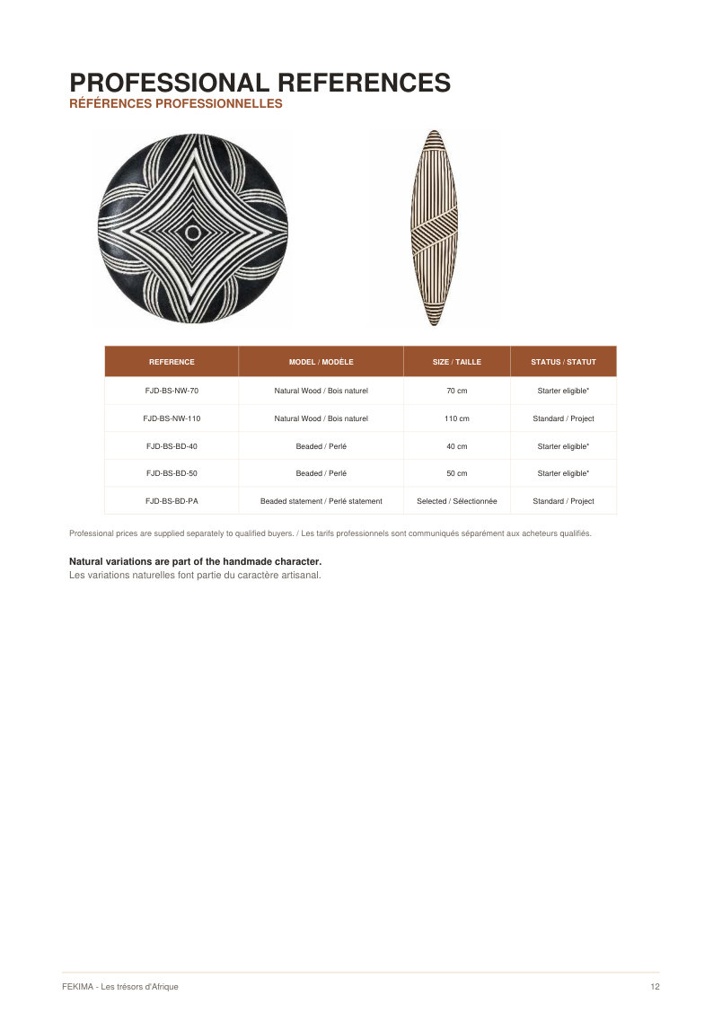 FEKIMA Shields - source catalogue page 12