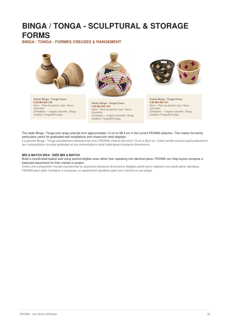 FEKIMA Basketry - source catalogue page 33